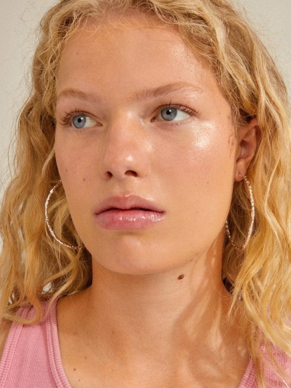 Pilgrim Sun Mega Hoop Earrings